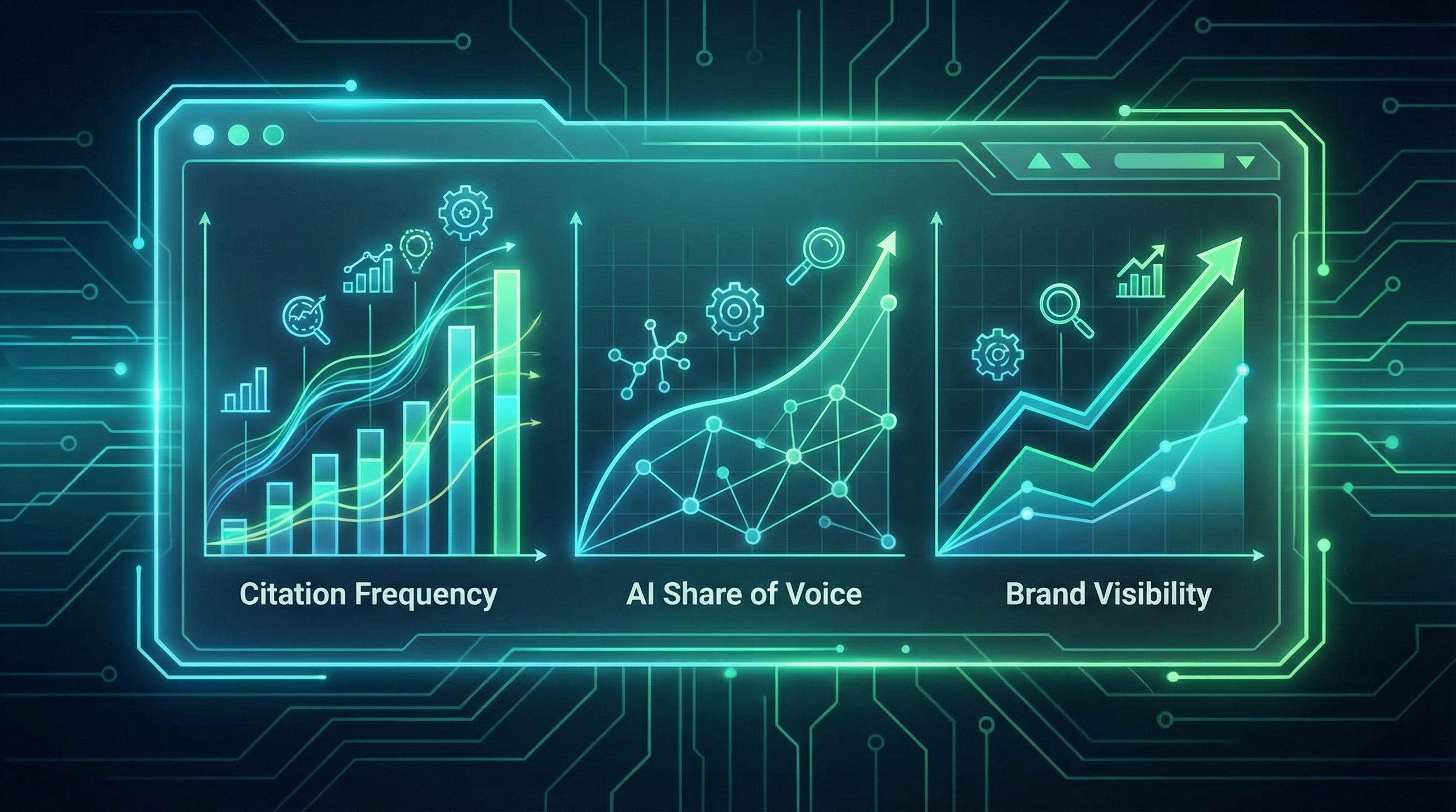 Dashboard de métricas GEO